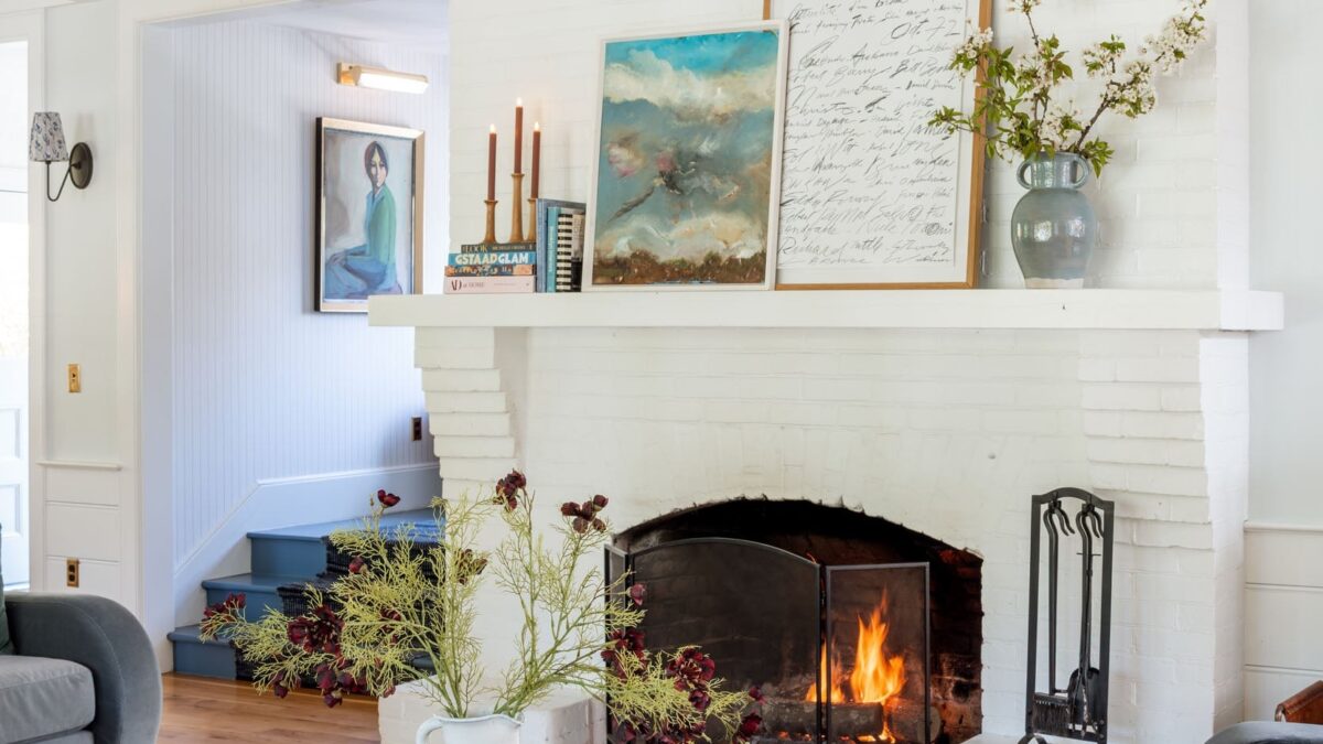 How to Style a Fireplace Mantel for Every Season - featured