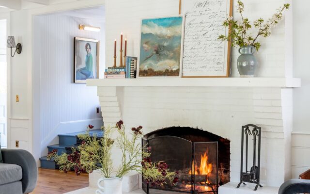 How to Style a Fireplace Mantel for Every Season - featured