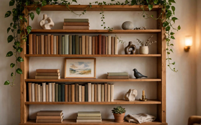 How to Style a Bookshelf That Looks Curated, Not Cluttered - featured